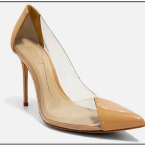 SCHUTZ Women's Tan Pointed Heels